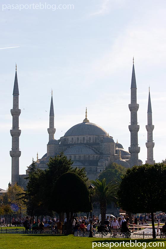La mezquita azul Estambul