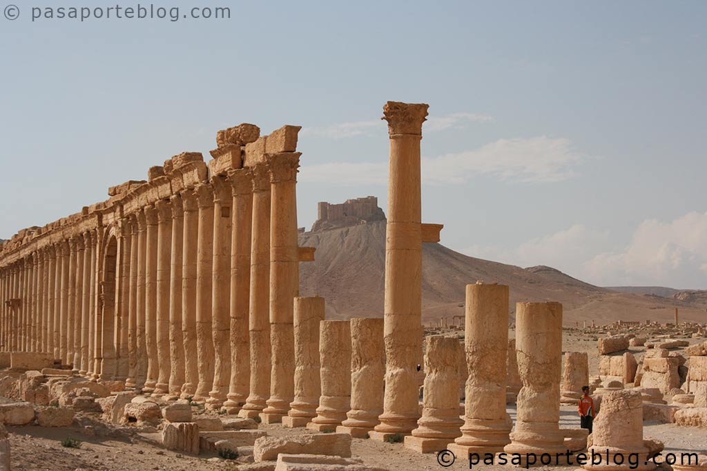 La ciudad de Palmira, Siria